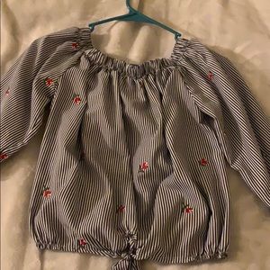 Off the shoulder shirt